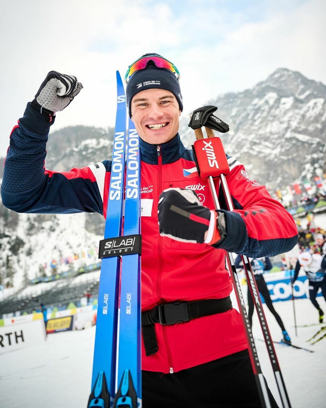 Český reprezentant v běhu na lyžích Michal Novák