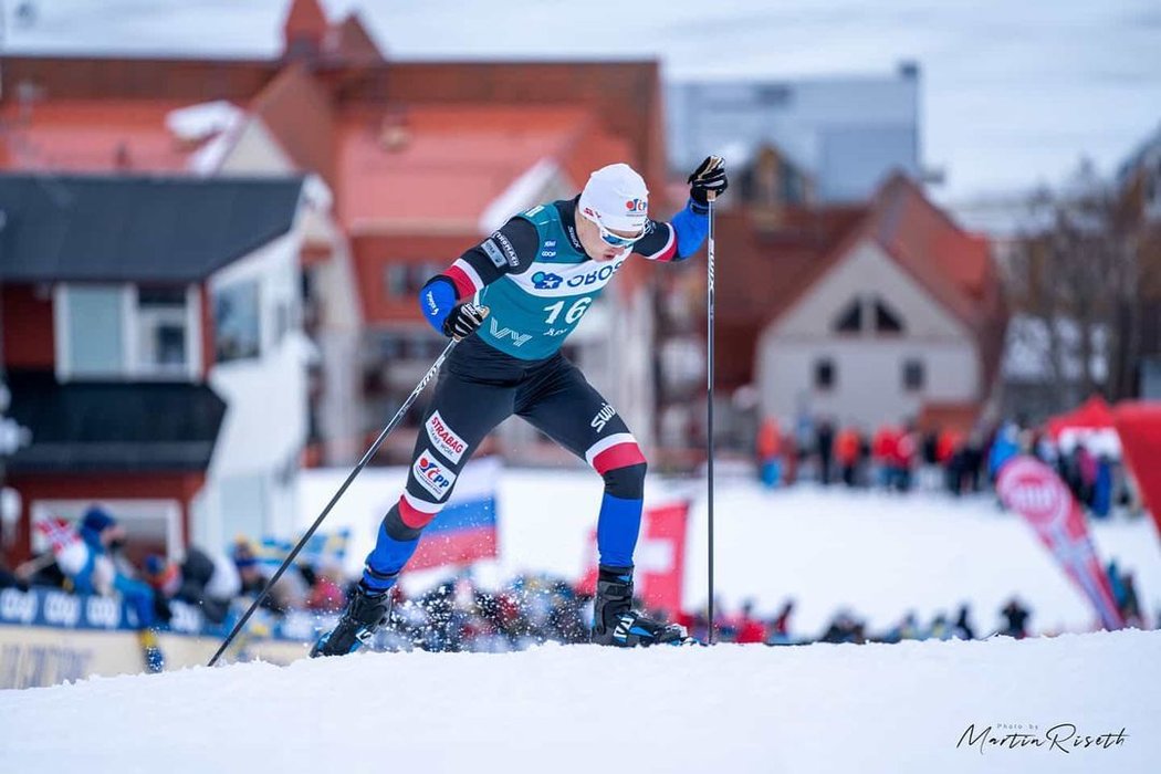 Český reprezentant v běžeckém lyžování Michal Novák