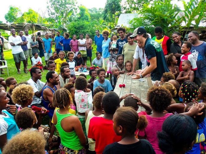 Michal kouzlil i na ostrově Vanuatu