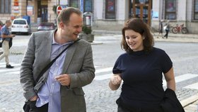 Místopředsedové ČSSD Michal Šmarda a Jana Maláčová