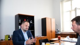 Michal Šmarda při rozhovoru pro Blesk.