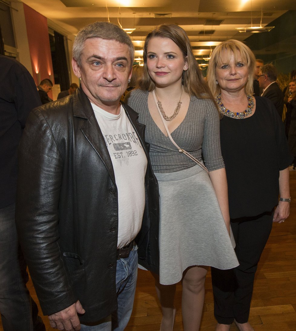 Michal Suchánek s manželkou Renatou a dcerou Berenikou