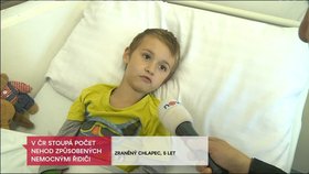 Michal (5) skončil v nemocnici.