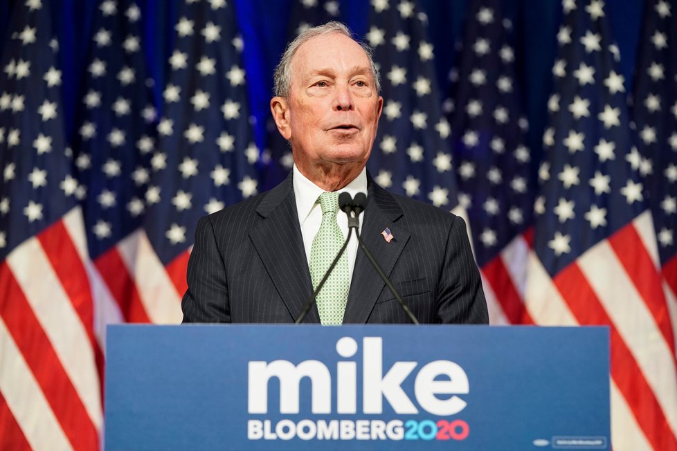 Miliardář Michael Bloomberg, který 12 let řídil New York