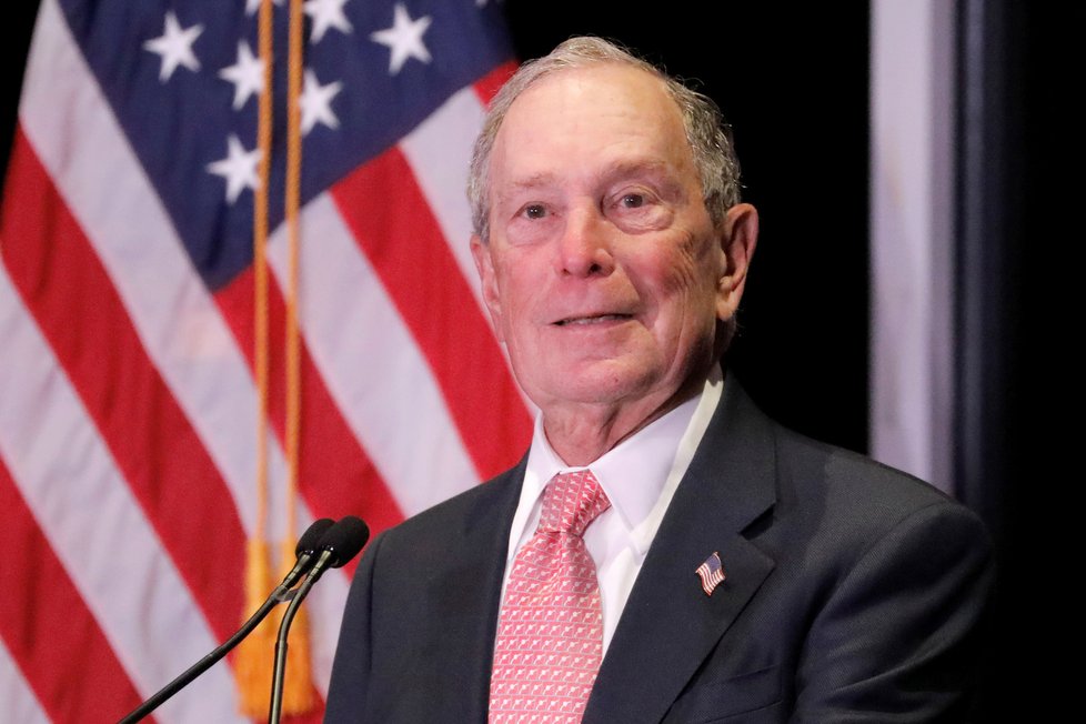 Miliardář Michael Bloomberg, který 12 let řídil New York