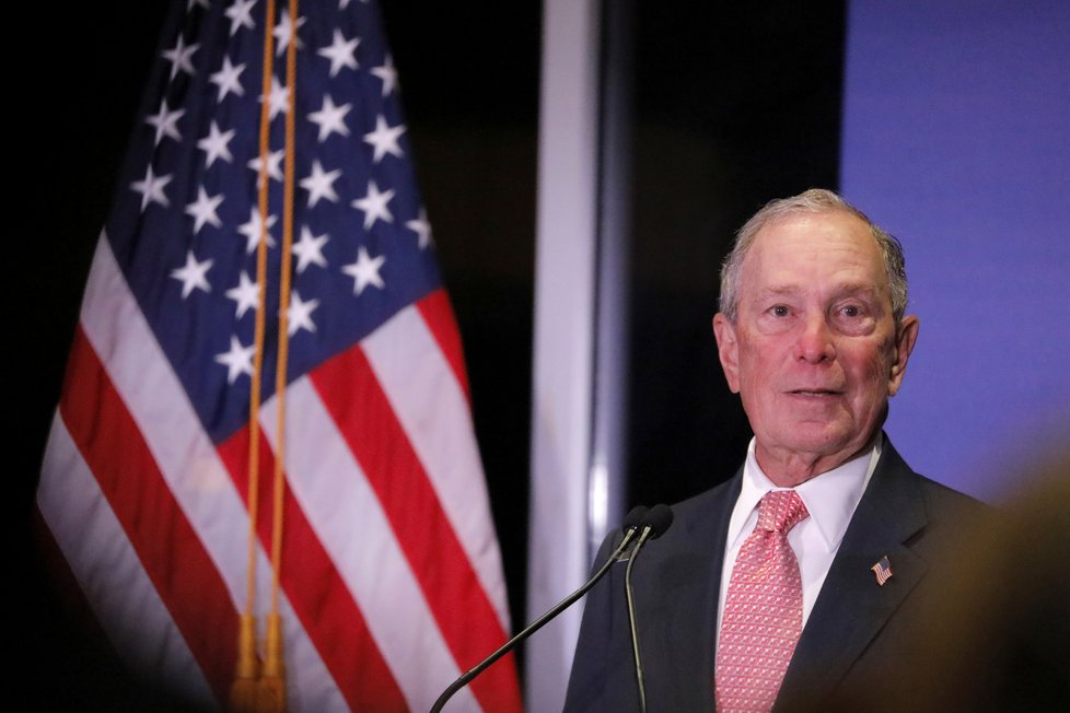 Miliardář Michael Bloomberg, který 12 let řídil New York