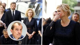 Pohřeb politického velikána a čestného muže: Dojemná slova politiků i manželky zesnulého Michalika