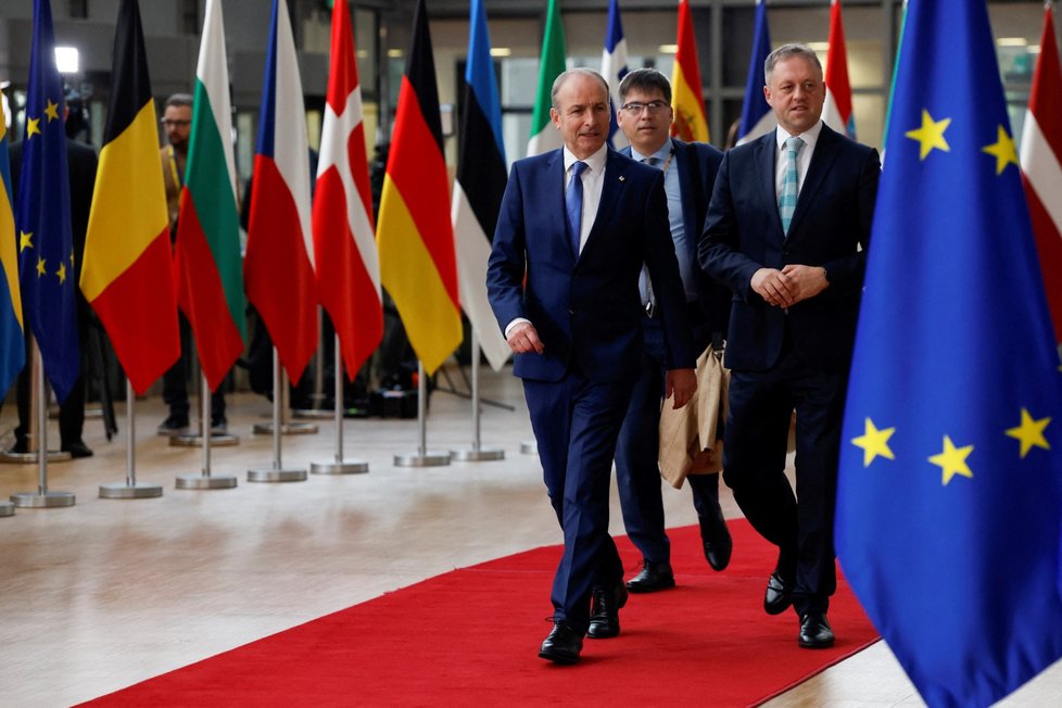 Summit v Bruselu: Irský premiér Micheal Martin