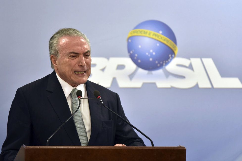 Brazilský prezident Michel Temer