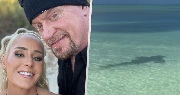 Wrestler zachraňoval manželku před žralokem: Jeho zastrašování je internetu k smíchu