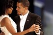 Barack Obama s manželkou Michelle při tanci