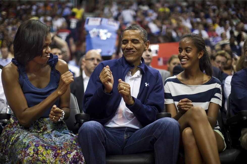 Pohodová rodinka Obamovic