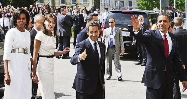 Michelle Obama a Carla Bruni-Sarkozy