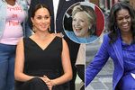 Vévodkyně Meghan si vysloužila pochvalu od Clintonové a Obamové