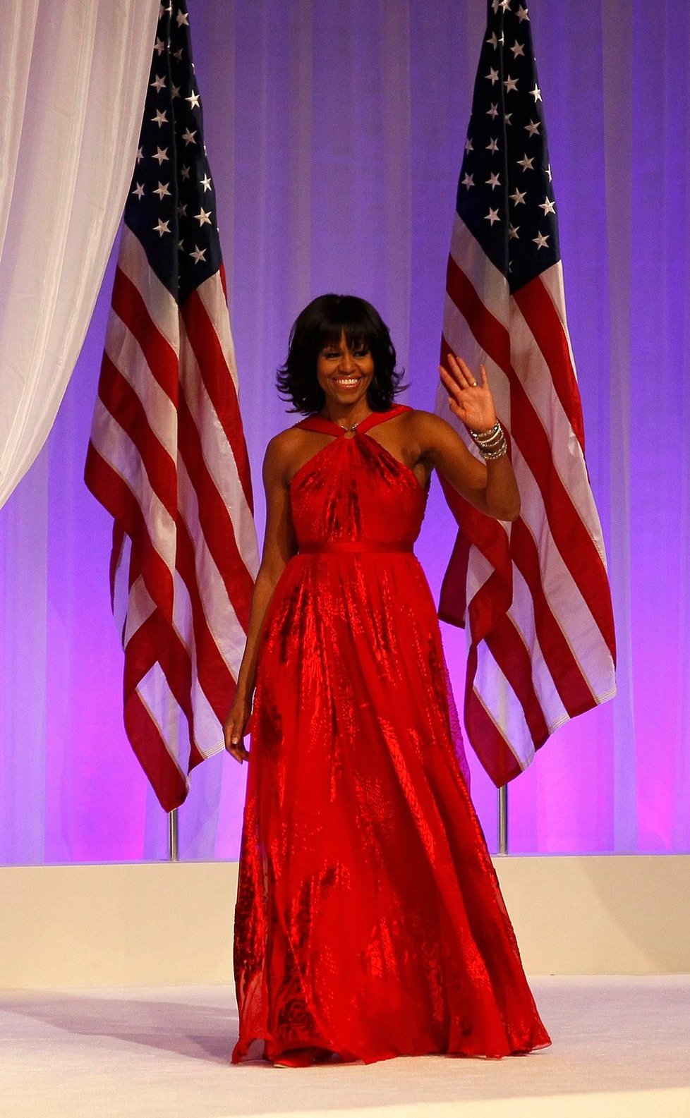 Stylová Michelle na inauguraci svého manžela