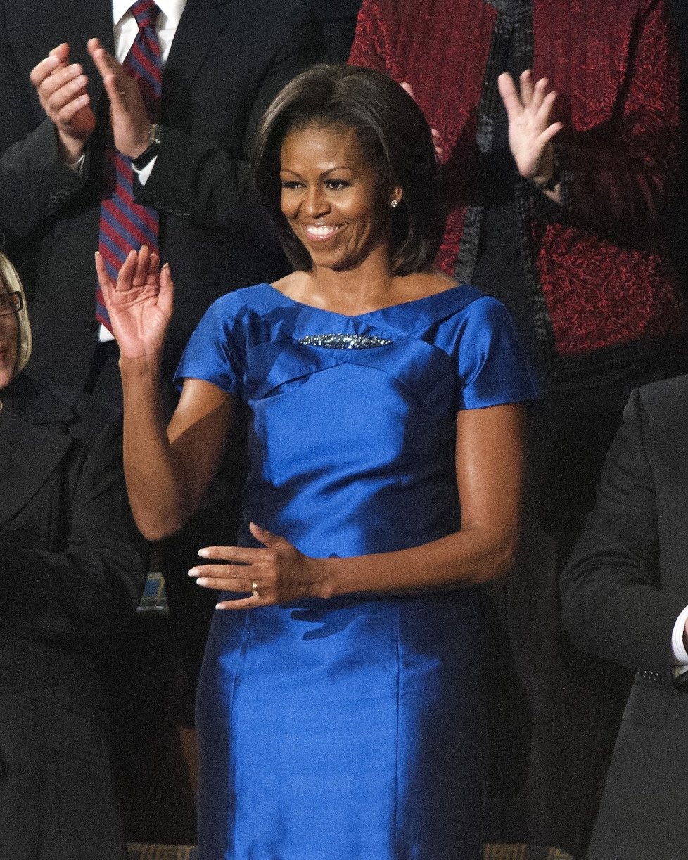 Michelle Obamová může být na své vypracované ruce pyšná.
