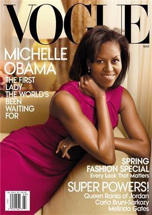 Michelle Obama se objeví na obálce Vogue