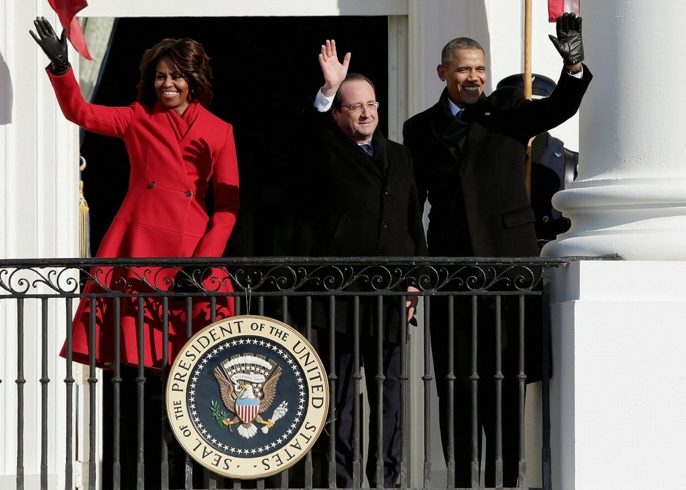Michelle Obamová ráda obléká výrazné barvy