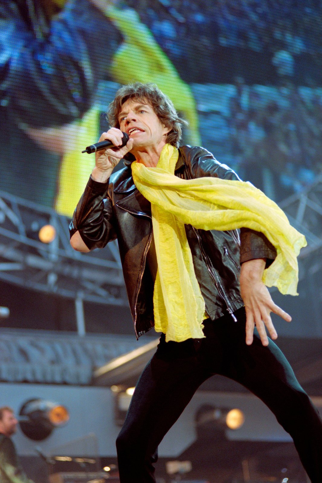 Rocker Mick Jagger na turné v Jižní Americe.