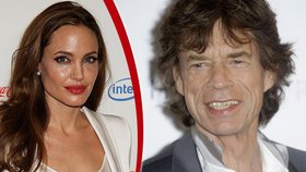 Mick Jagger dřív toužil po krásné Angelině Jolie