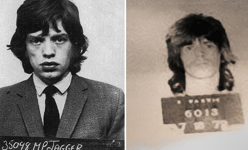 Mick Jager a Keith Richards po zatčení