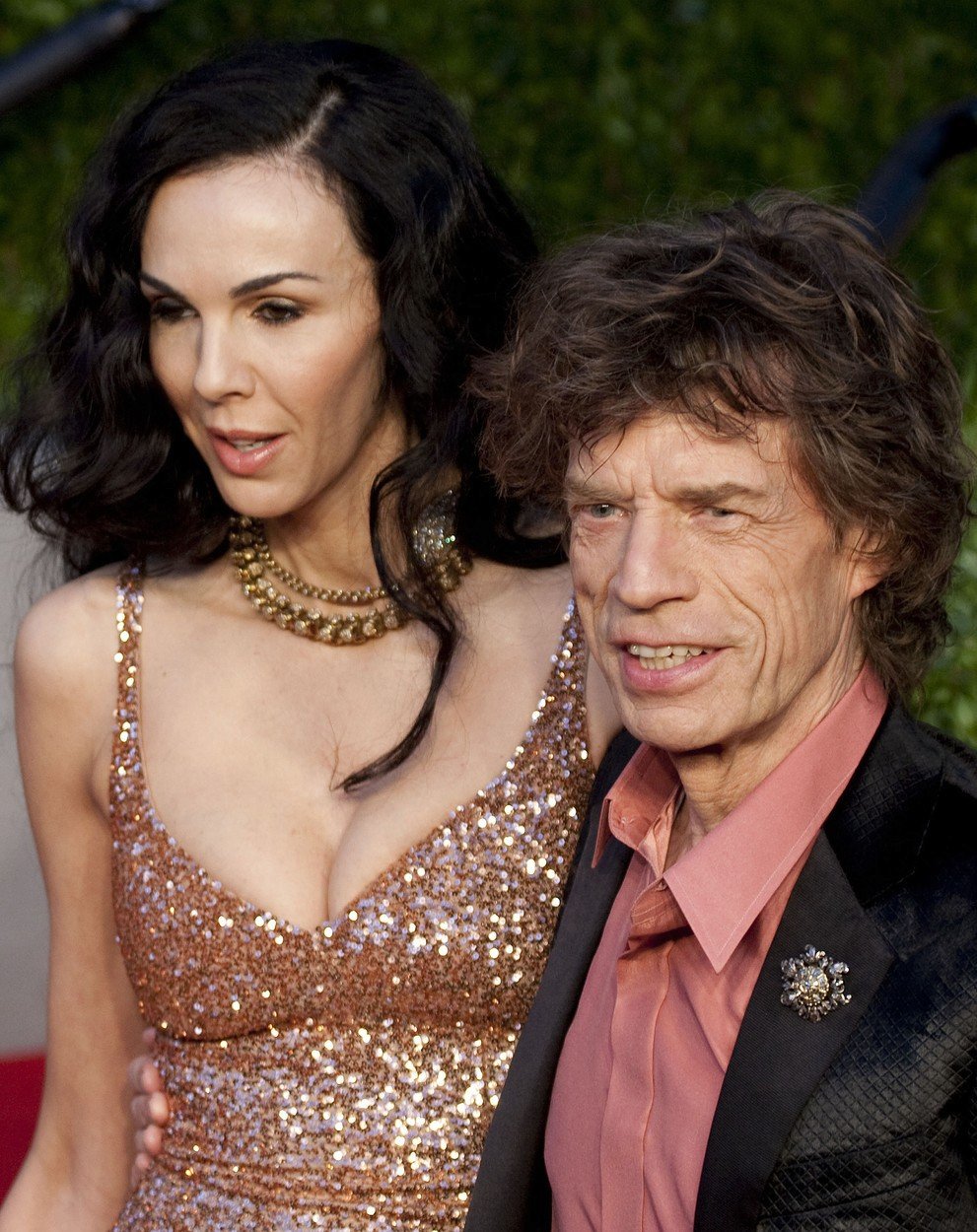 Jagger a návrhářka L&#39;Wren Scott, která spáchala sebevraždu