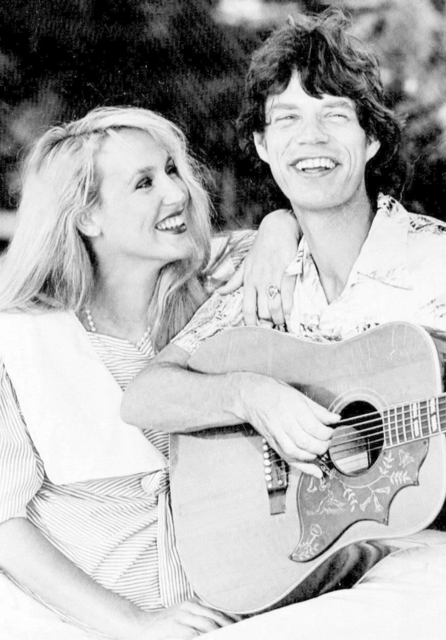 Mick Jagger a Jerry Hall