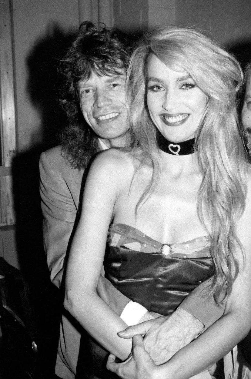 Mick Jagger a Jerry Hall