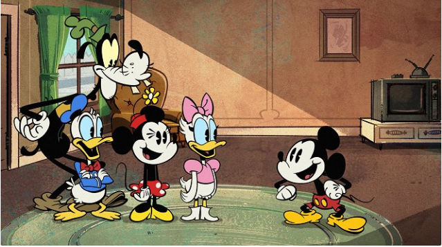 Mickey Mouse a jeho parta.