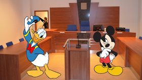 Mickey Mouse a Kačer Donald měli jít před soud: Ani jeden se nedostavil