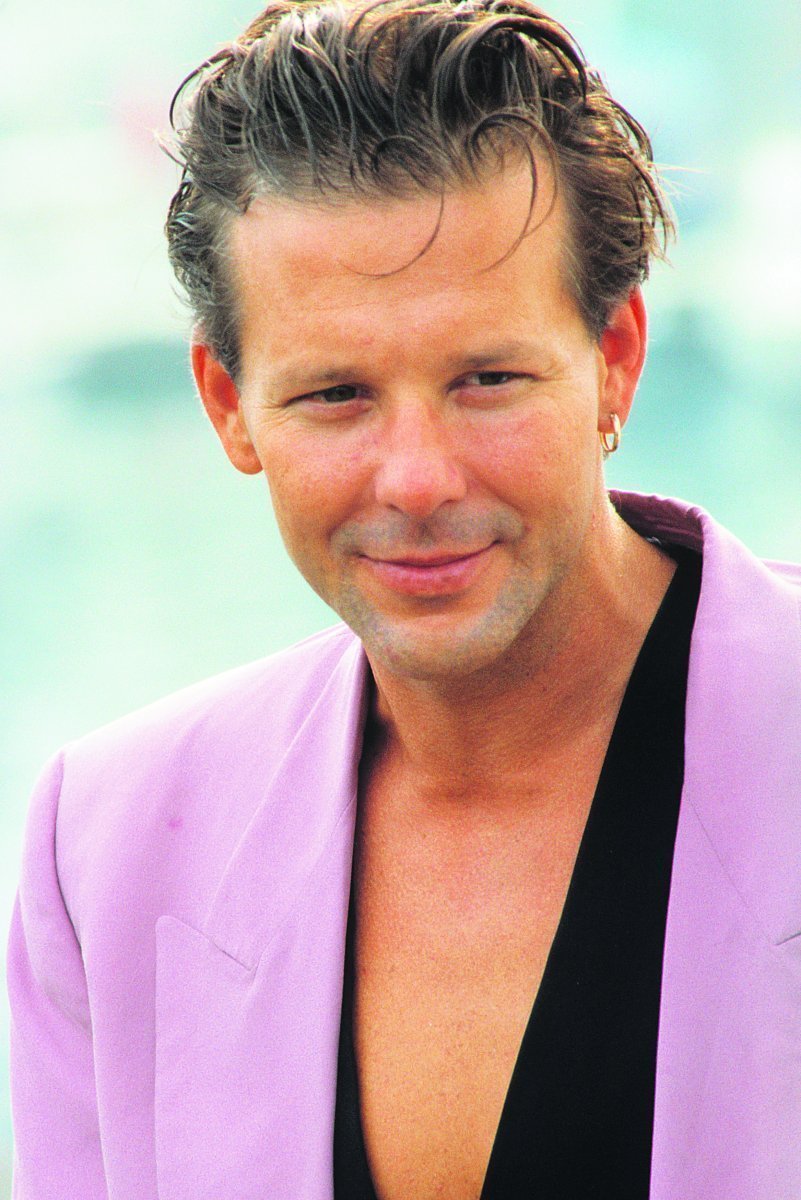 Mickey Rourke v době, kdy mu bylo 38 let