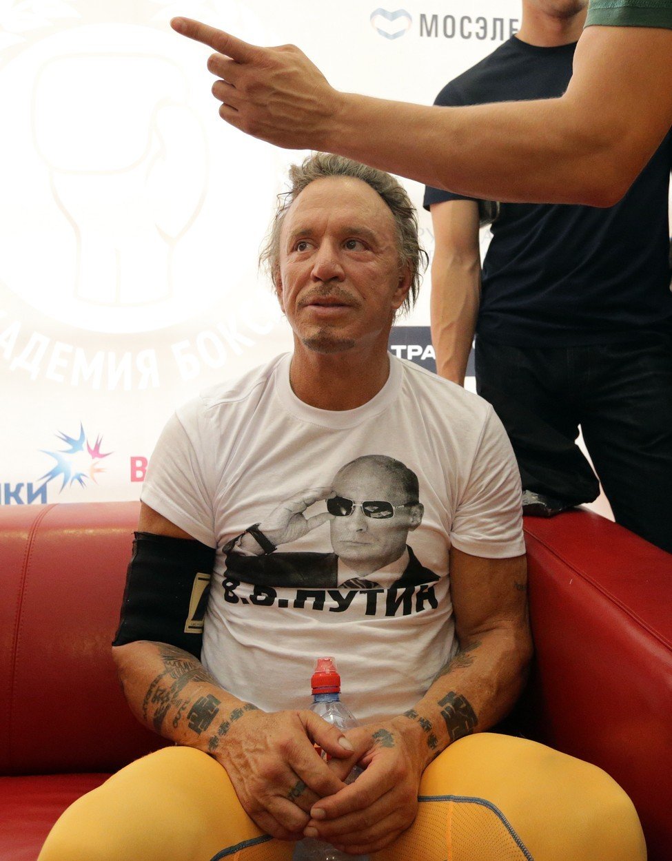 Mickey Rourke obdivuje Putina