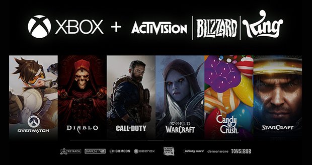 Microsoft koupí za zhruba 1,5 bilionu Kč vývojáře her a vydavatele interaktivního zábavního obsahu Activision Blizzard.