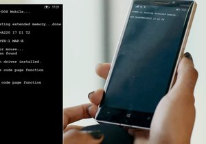 Microsoft uvolnil pro mobily Lumia archaický operační systém MS-DOS.