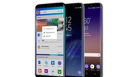 Samsungy řady Galaxy S8 Microsoft Edition mají v základu jen více předinstalovaných aplikací od Microsoftu