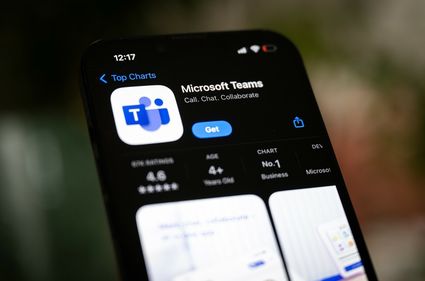 Aplikace Microsoft Teams.