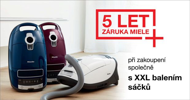 Prodloužená záruka na vysavače Miele Prodloužená záruka na vysavače Miele