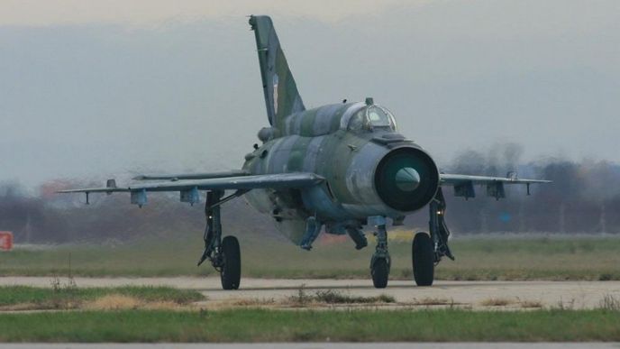 MiG-21 chorvatské armády