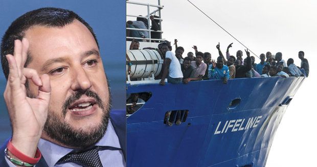Italové dál odmítají migranty z lodi Lifeline. Otočí se zpět do Libye?