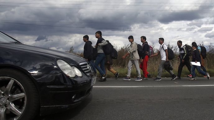 Migranti na balkánské trase