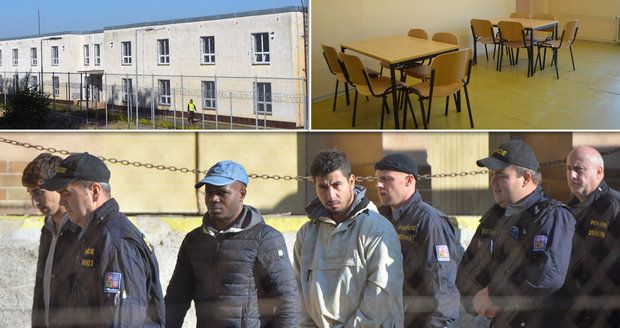 40 hladových migrantů z Drahonic. Ze strachu z deportace chyběli u snídaně