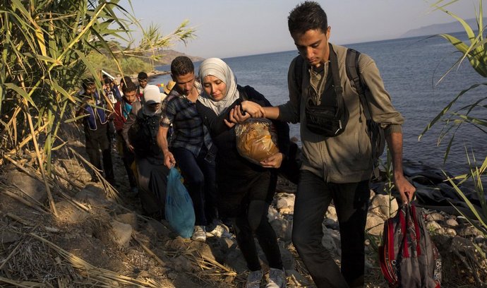 Migranti dorazili na ostrov Lesbos