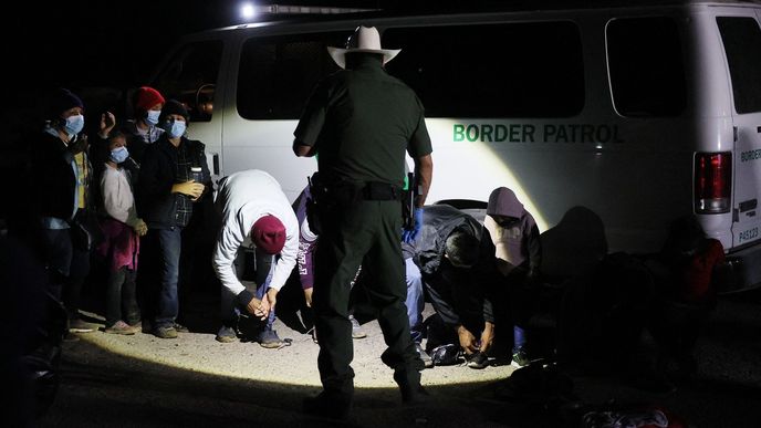 Migranti na americko-mexické hranici