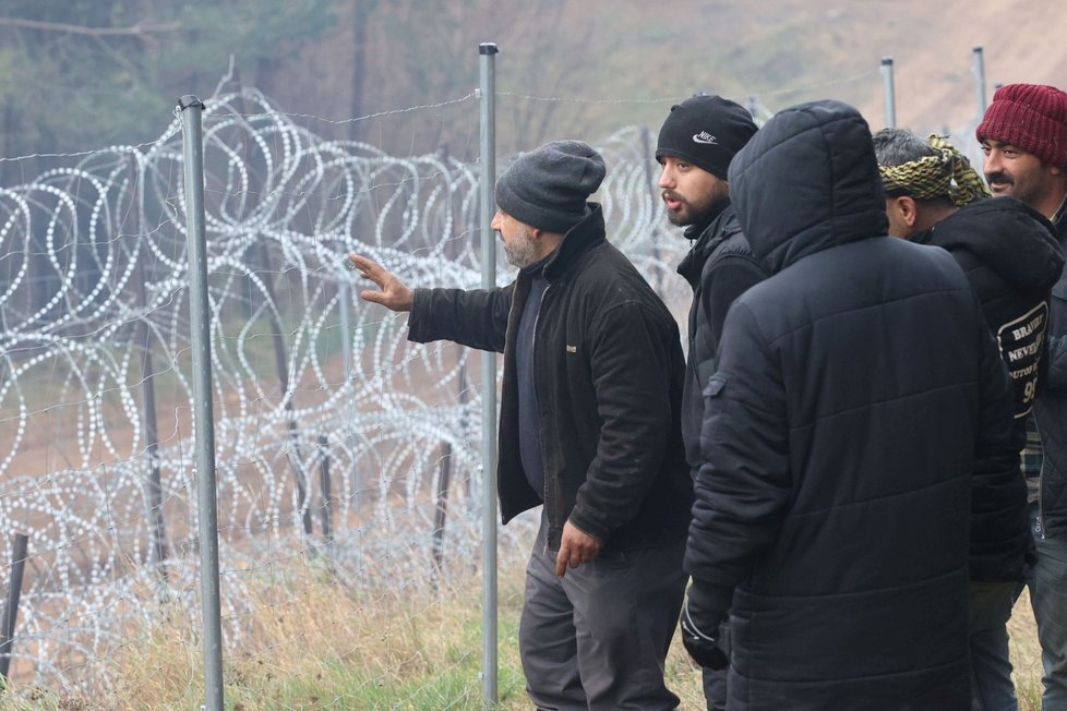 Uprchlický spor na bělorusko-polské hranici (10.11.2021)