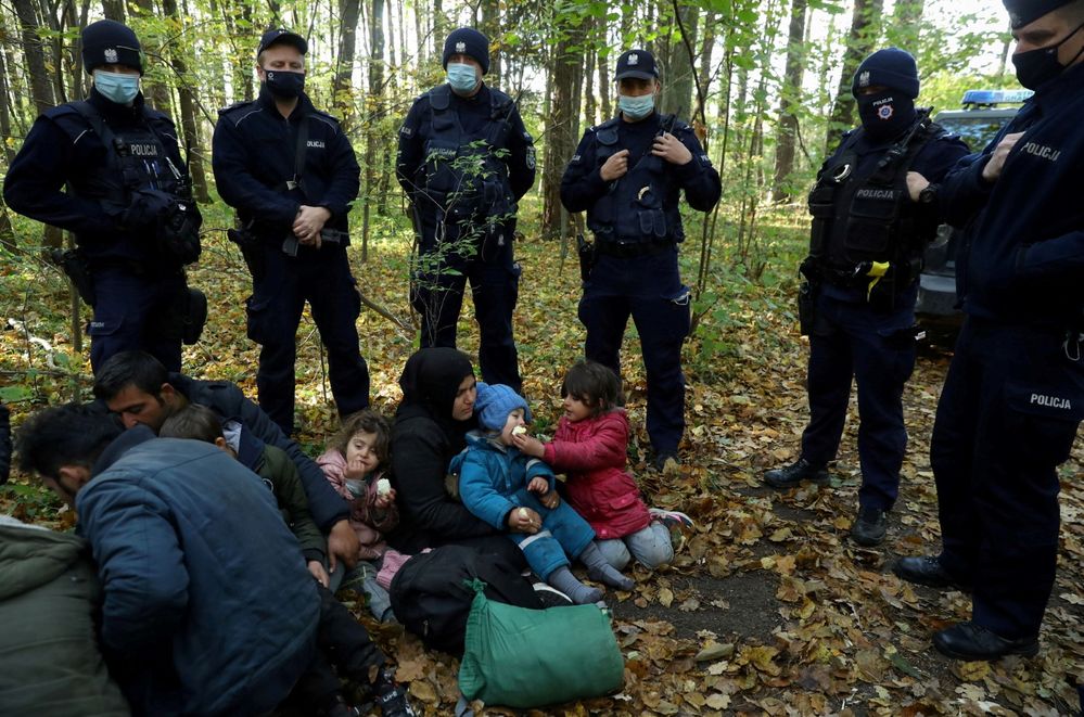 Migrační krize na polsko-běloruských hranicích.