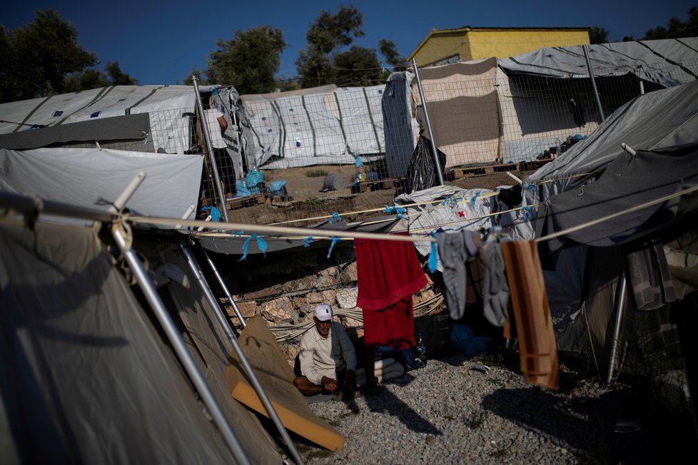 Přeplněný tábor pro migranty: Moria na řeckém ostrově Lesbos