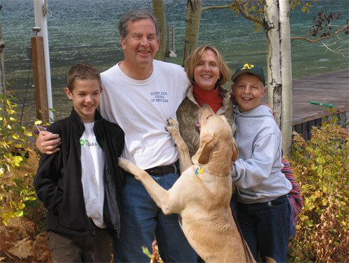 Michael May a jeho rodina v roce 2006