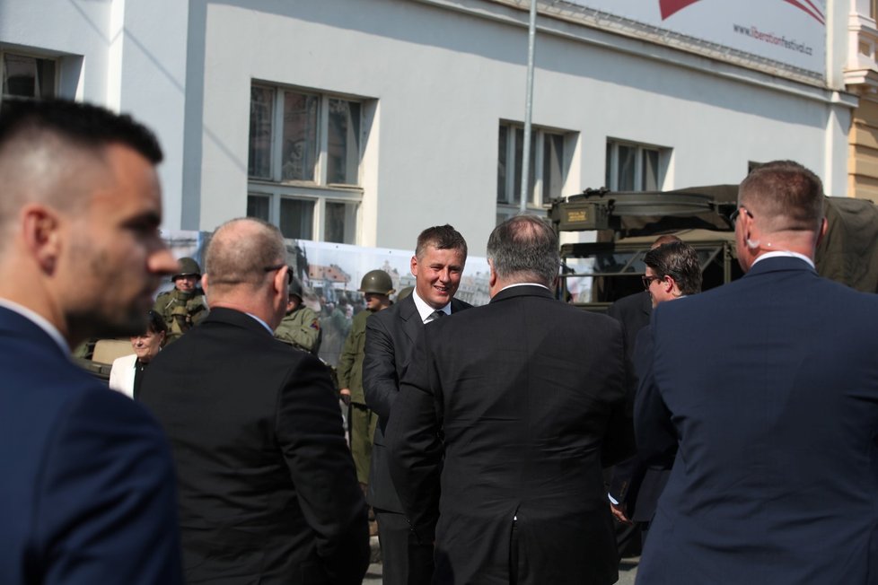Americký ministr zahraničí Mike Pompeo dorazil do Plzně.
