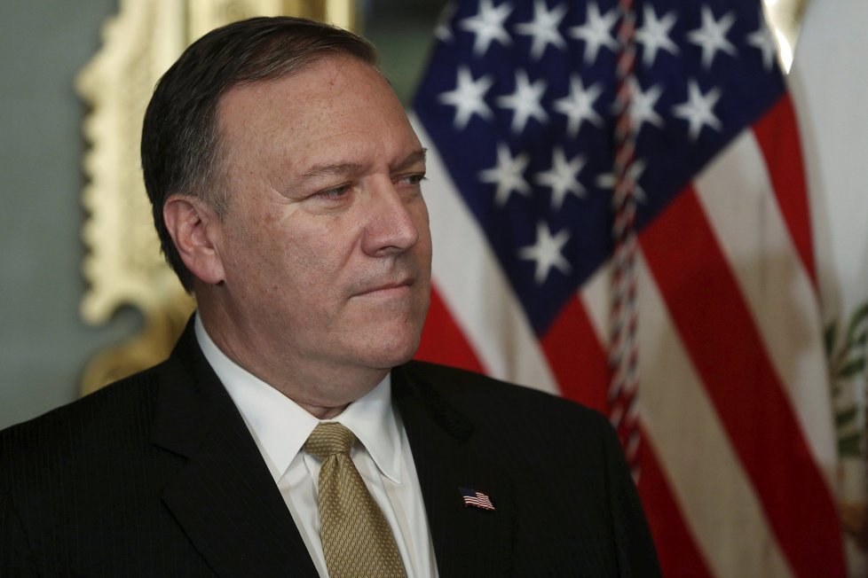 Americký ministr zahraničí Mike Pompeo.