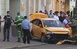 Kyrgyz usnul za volantem v Moskvě a vjel na chodník